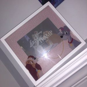 Brand new lady and the tramp picture frame